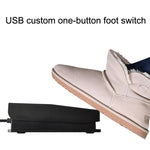 Pcsensor USB Foot Pedal Control Switch Keyboard Adapter For Computer, FS2017