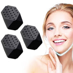 3PCS 7th Generation Masseter Ball Mandibular Trainer Facial Muscle Trainer Silicone Face-Lifting Device, 7th Generation (Black), 7th Generation (White), 7th Generation (Gray)