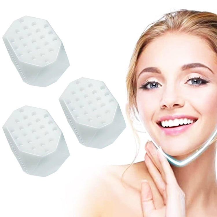 3PCS 7th Generation Masseter Ball Mandibular Trainer Facial Muscle Trainer Silicone Face-Lifting Device, 7th Generation (Black), 7th Generation (White), 7th Generation (Gray)