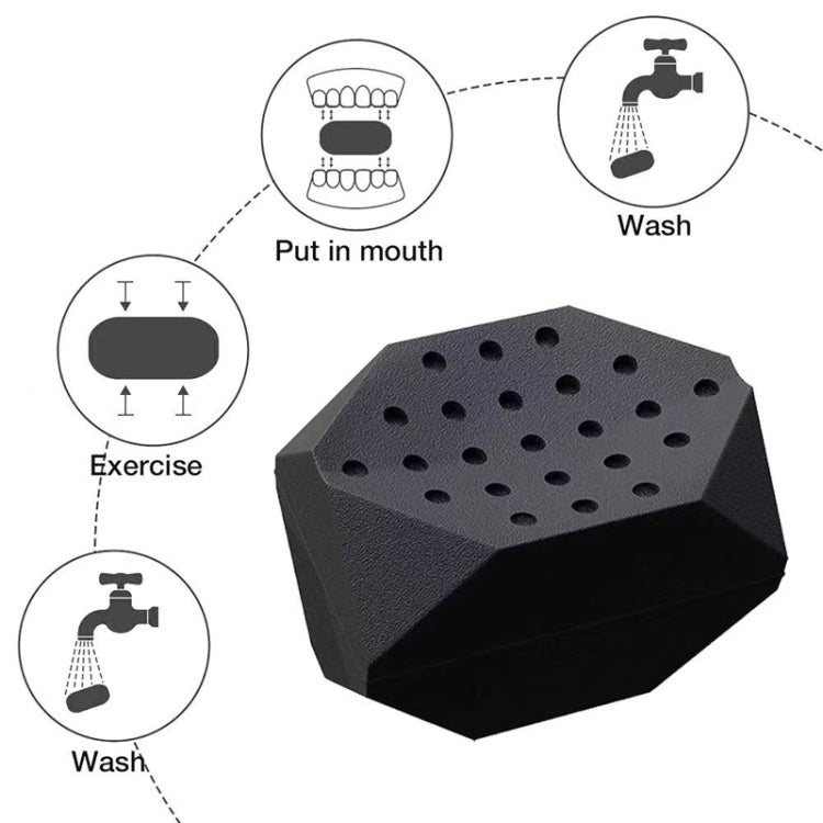 3PCS 7th Generation Masseter Ball Mandibular Trainer Facial Muscle Trainer Silicone Face-Lifting Device, 7th Generation (Black), 7th Generation (White), 7th Generation (Gray)