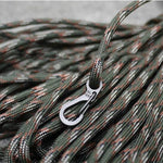 10 PCS SF Version Simple Mini Spring Hanging Buckle Keychain Buckle, Suitable for within 5mm Umbrella Rope