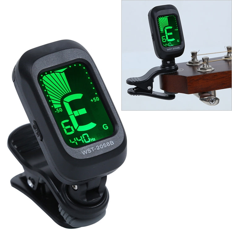 Little Angel WST-2058B Guitar Capo Electronic Tuner, 5×3.7×2.7cm