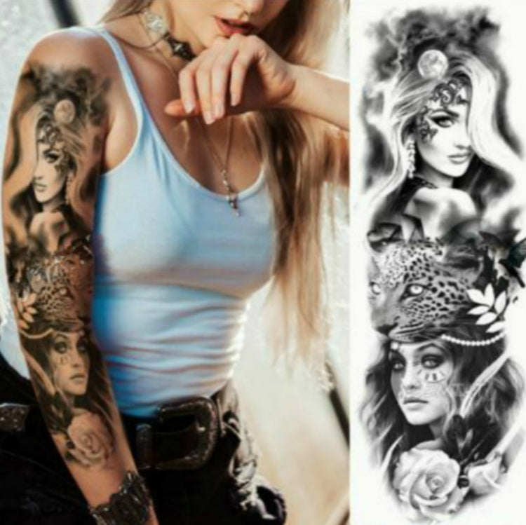 Large Arm Sleeve Waterproof Temporary Tattoo Sticker