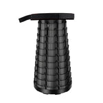 Outdoor Portable Folding Telescopic Plastic Stool Camping Fishing Garden Stool, 47cm(Black), 47cm(Red), 47cm(Yellow)