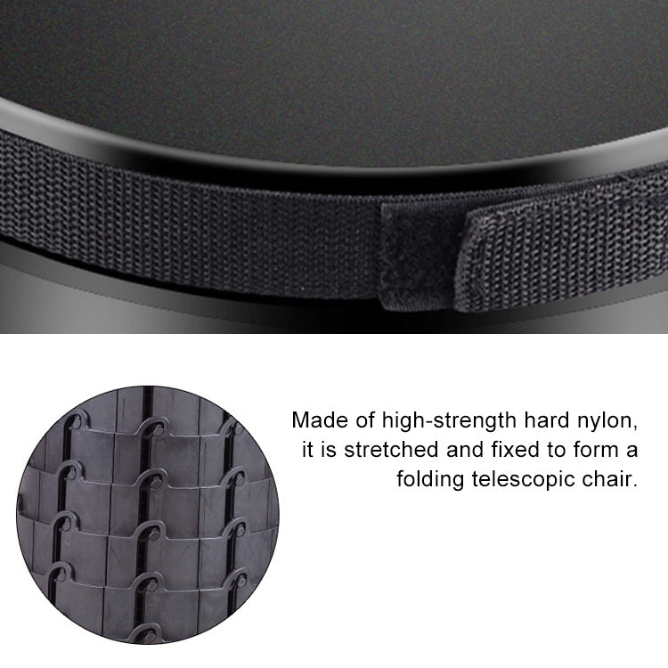 Outdoor Portable Folding Telescopic Plastic Stool Camping Fishing Garden Stool, 47cm(Black), 47cm(Red), 47cm(Yellow), 47cm(Green), 47cm(Purple)