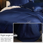 Silk Four-Piece Sheets Bed Sheet Double Nude Sleeping Quilt Cover Ice Silk Bedding, 1.5M Bed, 1.8M Bed, 2.0M Bed