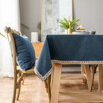 Solid Color Waterproof Tablecloth Linen Rectangular Tablecloth, 60x60cm, 90x90cm, 90x130cm, 110x110cm, 100x160cm, 110x170cm, 140x140cm, 130x180cm, 140x200cm, 130x220cm, 130x240cm, 140x260cm, 130x300cm, 90x140cm, 130x130cm, 140x180cm, 140x220cm, 140x240...