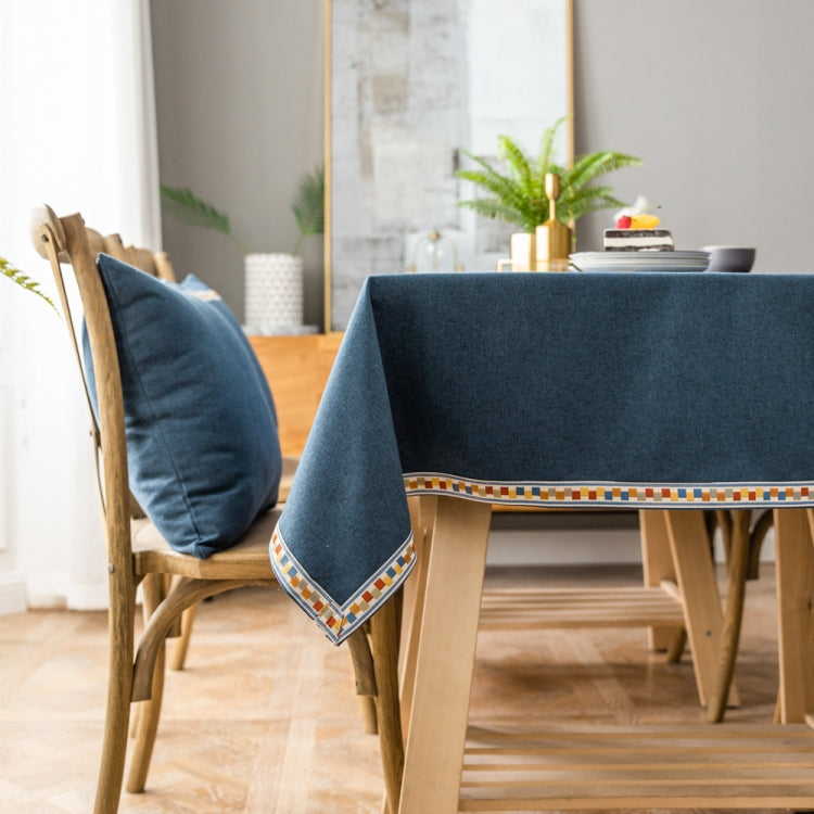 Solid Color Waterproof Tablecloth Linen Rectangular Tablecloth, 60x60cm, 90x90cm, 90x130cm, 110x110cm, 100x160cm, 110x170cm, 140x140cm, 130x180cm, 140x200cm, 130x220cm, 130x240cm, 140x260cm, 130x300cm, 90x140cm, 130x130cm, 140x180cm, 140x220cm, 140x240...