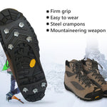 8 Teeth Ice Claw Outdoor Non-slip Shoes Covers for Ice Snow Ground, M（35-40 Yards）, L（41-45 Yards）