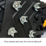8 Teeth Ice Claw Outdoor Non-slip Shoes Covers for Ice Snow Ground, M（35-40 Yards）, L（41-45 Yards）