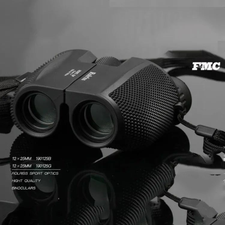 ROLISS 10X25 Outdoor Sports Portable Waterproof Pocket Binocular High Power Telescope, 10X25