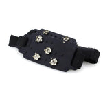 1 Pair Lace-up 5 Teeth Silicone Ice Claw Outdoor Non-slip Shoes Covers for Ice Snow Ground