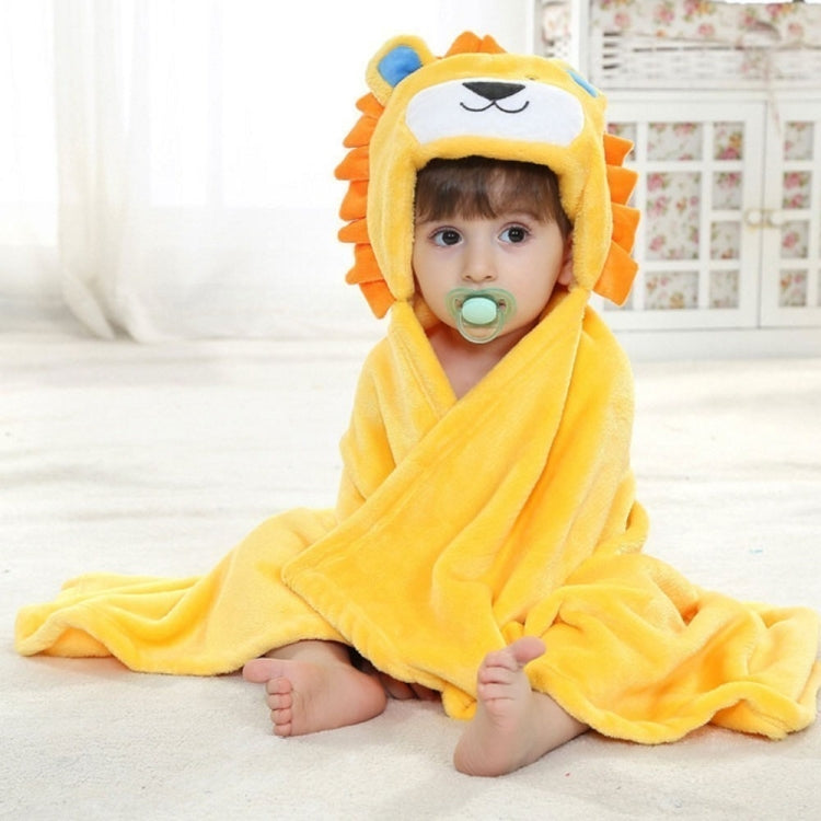 Baby Animal Shape Hooded Cape Bath Towel, 100×75cm