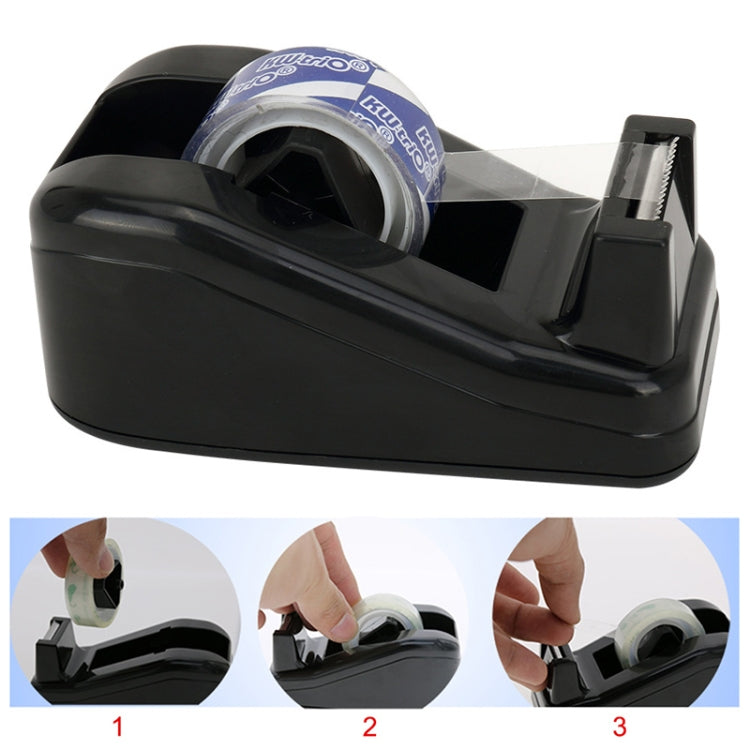 KW-triO Small Desk Tape Stand Black Tape Holder, Tape Holder