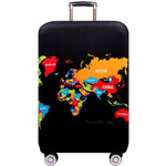 Travel Luggage Cover Suitcase Dustproof Scratch-proof Protection Elastic Sleeve, S Size 19 to 21 inch, M Size 22 to 24 inch, L Size 26 to 28 inch, XL Size 29 to 32 inch