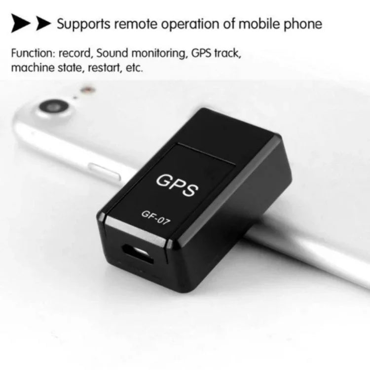 GF07 Mini GPS Tracking Strong Magnetic Locator Voice-controlled Recording Anti-lost Device Only Supports 2G Network, GF07