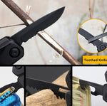 15 in 1 Outdoor Camping Survival Tool Foldable Multifunctional Pocket Plier, 11 in 1