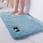 Bathroom Toilet Absorbent Bath Mat Carpet Bedroom Non-slip Foot Pad, 40x60cm, 50x80cm