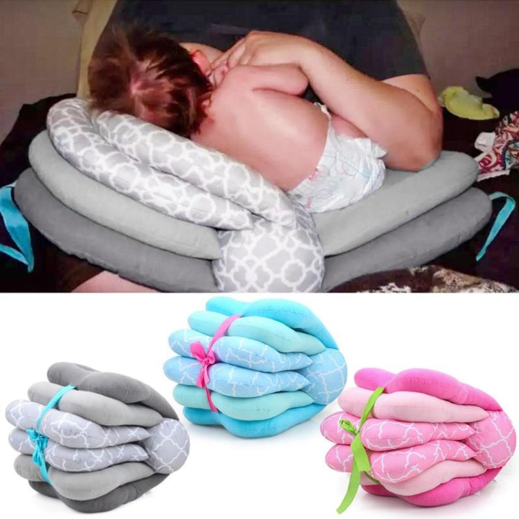 Baby Feeding Pillow Multi-functional Newborn Baby Breastfeeding Artifact Anti-vomiting Crib, Crib Pink, Crib Light Blue, Crib Gray