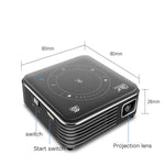 جهاز عرض صغير P11 بدقة 4K HD DLP ثلاثي الأبعاد 4G + 32G ذكي صغير مريح، قابس المملكة المتحدة، قابس أستراليا