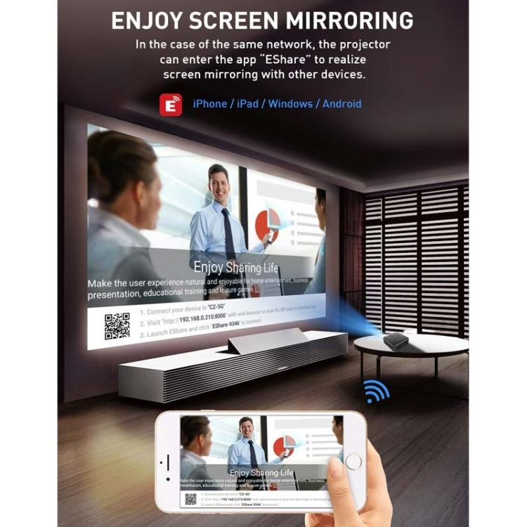 جهاز عرض صغير P11 بدقة 4K HD DLP ثلاثي الأبعاد 4G + 32G ذكي صغير مريح، قابس المملكة المتحدة، قابس أستراليا