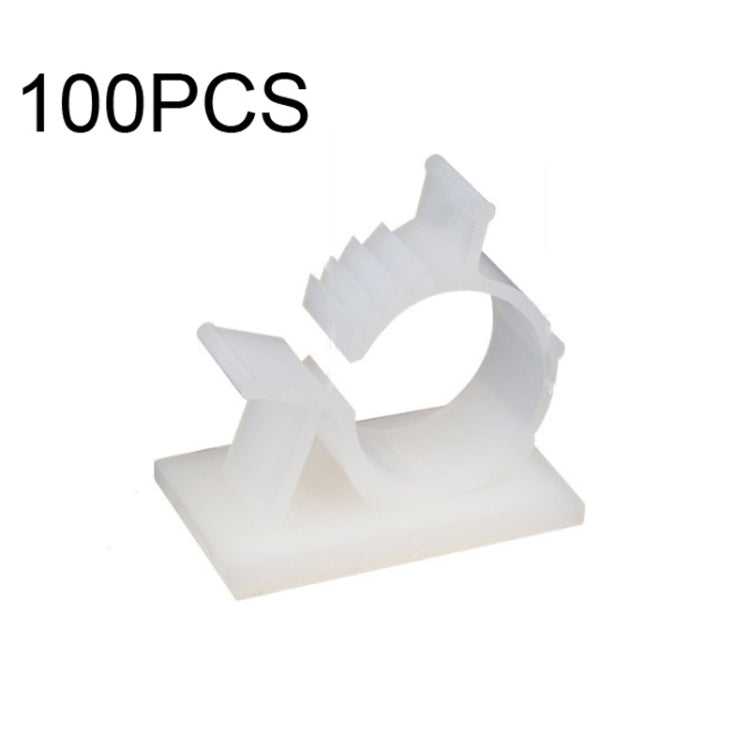 100 قطعة منظم كابلات قابل للتعديل ذاتي اللصق لتثبيت الأسلاك، Y-0810، Y-1013، Y-1316، Y-1720، Y-2225