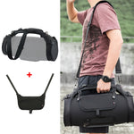 حقيبة حزام كتف لمكبر صوت بلوتوث + حقيبة هاتف لمكبر صوت JBL Boombox 1/2، حقيبة + حقيبة هاتف باللون الأسود
