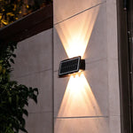 Solar Wall Lamp Outdoor Waterproof Up And Down Double-headed Spotlights, 4LED, 6LED, 8LED