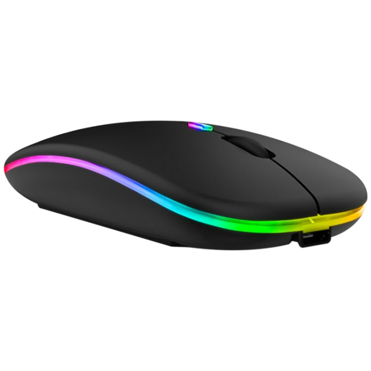 3 Keys RGB Backlit Silent Bluetooth Wireless Dual Mode Mouse