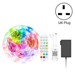 Bluetooth Suit Smart Music Sound Control Light Strip Waterproof 5050 RGB Colorful Atmosphere LED Light Strip With 24-Keys Remote Control, 5M 150 LEDs, 5M 300 LEDs, 10M 300 LEDs, 10M 600 LEDs, 15M 450 LEDs, 15M 270 LEDs, 20M 360 LEDs, 30M 540 LEDs