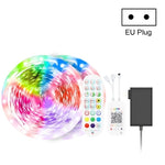 Bluetooth Suit Smart Music Sound Control Light Strip Waterproof 5050 RGB Colorful Atmosphere LED Light Strip With 24-Keys Remote Control, 5M 150 LEDs, 5M 300 LEDs, 10M 300 LEDs, 10M 600 LEDs, 15M 450 LEDs, 20M 360 LEDs, 30M 540 LEDs
