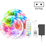 Bluetooth Suit Smart Music Sound Control Light Strip Waterproof 5050 RGB Colorful Atmosphere LED Light Strip With 24-Keys Remote Control, 5M 150 LEDs, 5M 300 LEDs, 10M 300 LEDs, 10M 600 LEDs, 15M 450 LEDs, 15M 270 LEDs, 20M 360 LEDs, 30M 540 LEDs