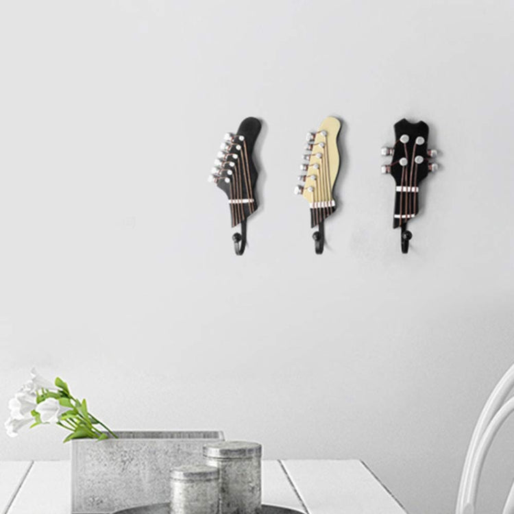 3 PCS Guitar Shape Home Decoration Hook, Guitar Shape Hook