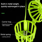 Double Hooks ISEAMA Explosive Hook Bighead Carp Feeder for Hand Rod & Throwing Rod, Size: 6, 6, 7, 8, 9, 10, 11, 12, 13, 14