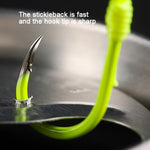 Double Hooks ISEAMA Explosive Hook Bighead Carp Feeder for Hand Rod & Throwing Rod, Size: 6, 6, 7, 8, 9, 10, 11, 12, 13, 14