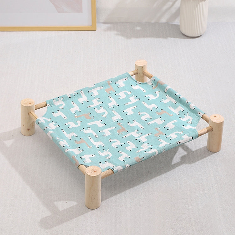 47x52cm Four Seasons Universal Removable And Washable Pet Bed Pet Nest, Small Yellow Duck, Small Color Triangle, Small Wooden Gray Bottom, Small White Cat Head, Small Wooden Alpaca, Small Blue Cat Head, Small Pink Square
