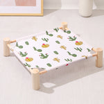 47x52cm Four Seasons Universal Removable And Washable Pet Bed Pet Nest, Small Yellow Duck, Small Color Triangle, Small Wooden Gray Bottom, Small White Cat Head, Small Wooden Alpaca, Small Blue Bunny, Small Cactus, Small Peach, Small Blue Cat Head      ...