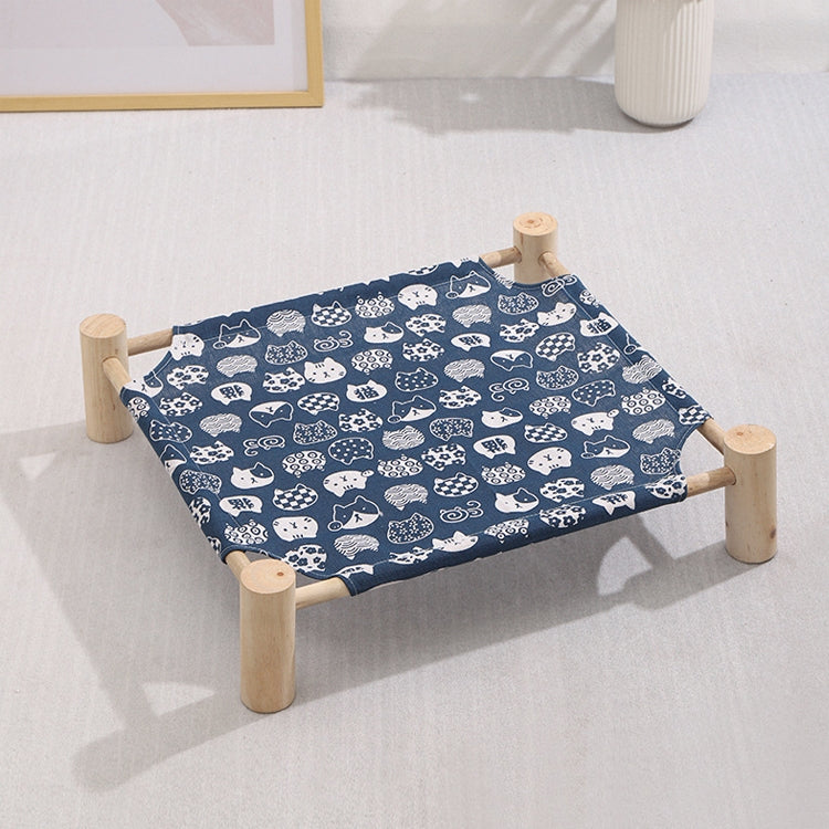 47x52cm Four Seasons Universal Removable And Washable Pet Bed Pet Nest, Small Yellow Duck, Small Color Triangle, Small Wooden Gray Bottom, Small White Cat Head, Small Wooden Alpaca, Small Blue Cat Head, Small Pink Square