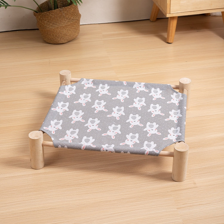47x52cm Four Seasons Universal Removable And Washable Pet Bed Pet Nest, Small Yellow Duck, Small Color Triangle, Small Wooden Gray Bottom, Small White Cat Head, Small Wooden Alpaca, Small Blue Bunny, Small Cactus, Small Peach, Small Blue Cat Head      ...