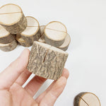 10 PCS Log Stump Nnote Holder Photo Clip Creative Home DIY Decorative Ornaments Shooting Props