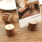 10 PCS Log Stump Nnote Holder Photo Clip Creative Home DIY Decorative Ornaments Shooting Props