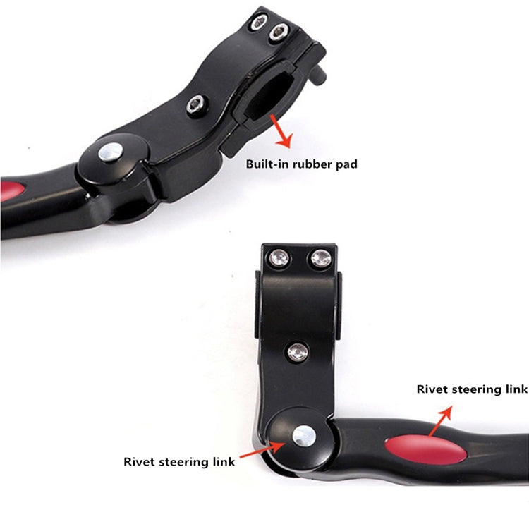 Bicycle Mountain Bike 26 Inch Aluminum Alloy Single Support Car Ladder Foot Support Parking Rack, 26 Inch Black