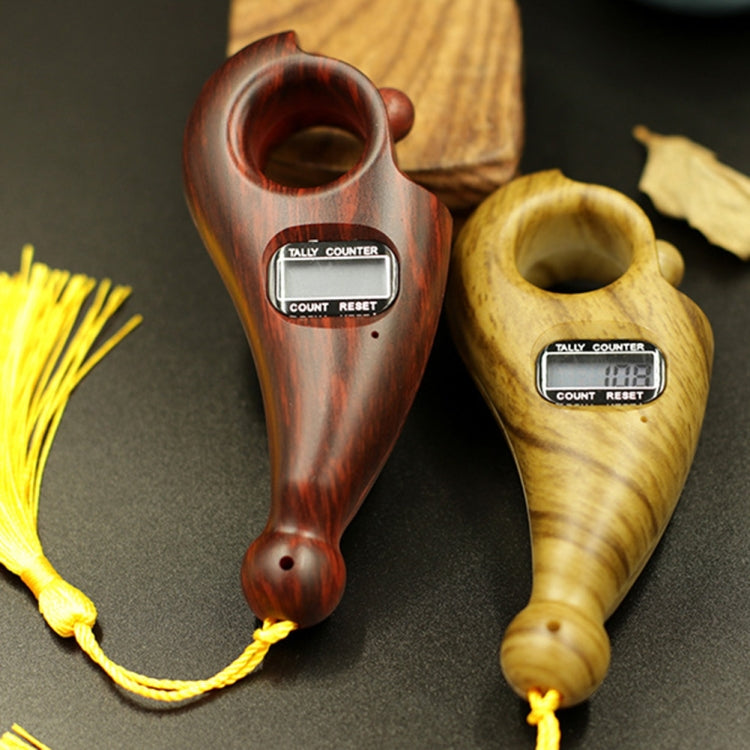 Buddhist Beads Chanting Rolling Automatic Induction Digital Display Electronic Counter, Rolling Induction-Mahogany, Rolling Induction-Sandalwood