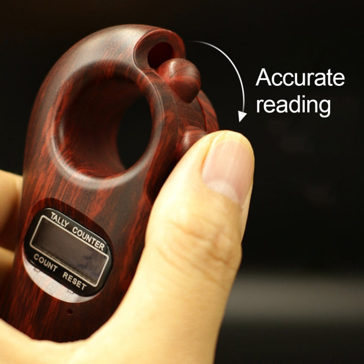 Buddhist Beads Chanting Rolling Automatic Induction Digital Display Electronic Counter, Rolling Induction-Mahogany, Rolling Induction-Sandalwood