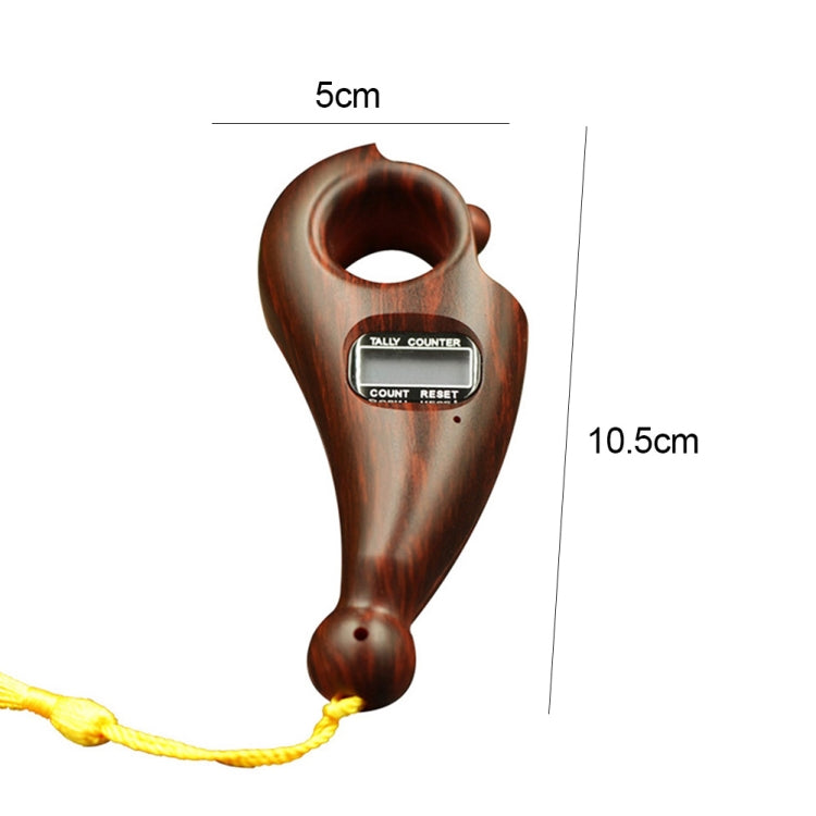 Buddhist Beads Chanting Rolling Automatic Induction Digital Display Electronic Counter, Rolling Induction-Mahogany, Rolling Induction-Sandalwood