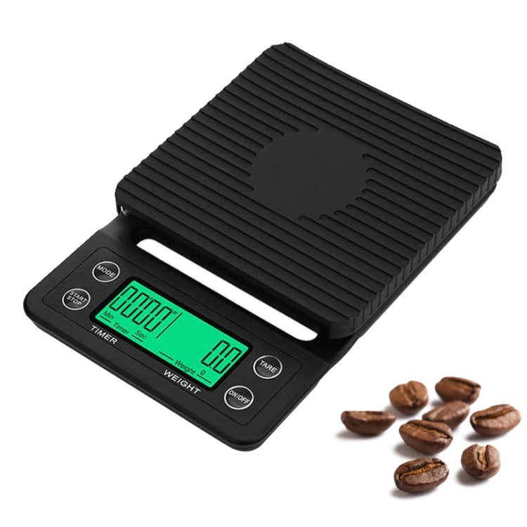 Hand Punch Coffee Scales Timing Electronic Timer Scale Kitchen Scales, 3kg/0.1g, 5kg/0.1g