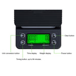 Hand Punch Coffee Scales Timing Electronic Timer Scale Kitchen Scales, 3kg/0.1g, 5kg/0.1g