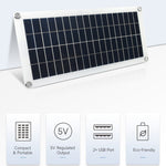 Waveshare 18V 10W Semi-flexible Polycrystalline Silicon Solar Panel, 24167