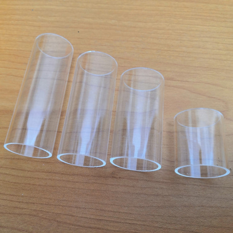 5PCS Acrylic Guitar Slide Tube Folk Slide Block, 28mm(Transparent), 51mm(Transparent), 60mm(Transparent), 70mm(Transparent)