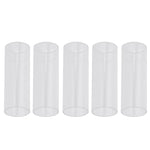 5PCS Acrylic Guitar Slide Tube Folk Slide Block, 28mm(Transparent), 51mm(Transparent), 60mm(Transparent), 70mm(Transparent)